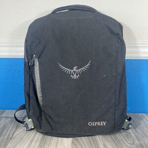 Osprey Pixel Port Daypack Backpack Charcoal Neon Green Laptop Tablet Commuter